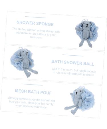 Angoily 1pc Cartoon Bath Ball Shower Back Scrubber Body Scrubber Ball Shower Scrubber Ball Bath Shower Sponge Loofahs Body Scruber Baby Sponge Toddlers Toys Pouf Mesh Cotton Fabric Child - Buy Online on GoSupps.com