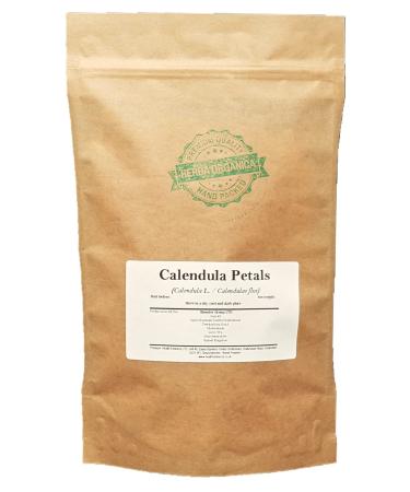 Herba Organica - Calendula Petals Herbal Tea - Calendula L - Marigold Petals - P tales de Calendula Tisane (50g)