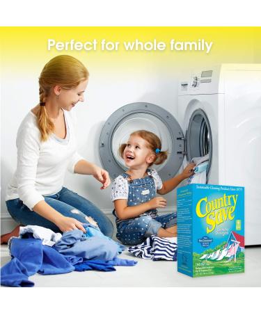 HE Natural Laundry Detergent | Safe for Babies | Country Save 100 oz (160 loads) - Buy Online on GoSupps.com