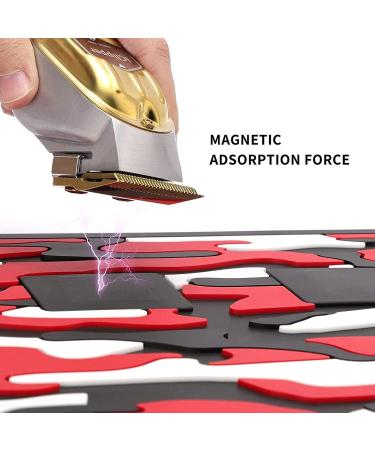 Barber Slip Resistant Mat 18.9x13in Silicone Barber Tool Organizer Mat Anti Slip Flexible Barber Clipper Mat Salon Barber Station Organizer Pad for Clippers Barber Tools - Buy Online on GoSupps.com