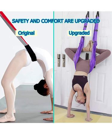 Xemz Yoga Fitness Stretching Strap - Adjustable Leg Stretcher for Flexibility - Home Gym Equipment for Rehab, Pilates, Ballet - Blue - Buy Online on GoSupps.com