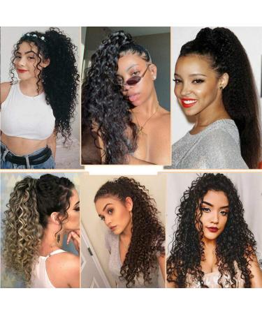 SEGO Reddish Brown Hairpiece Bun Extensions - Wavy Ponytail Hair Tie & Updo Braid - Buy Online on GoSupps.com