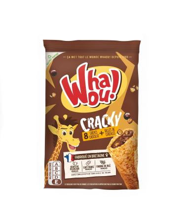WHAOU! D licieuses cr pes chocolat es aux c r ales texture gourmande et croustillante (8x32g) - Le lot de 4