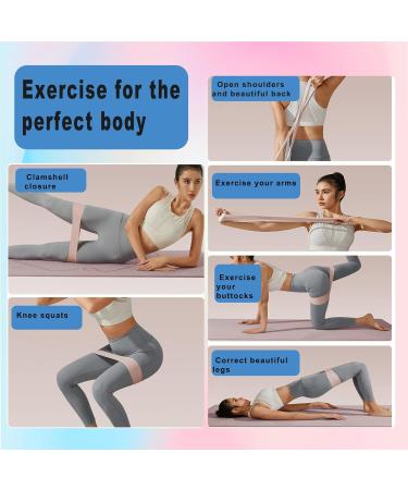 Buy Yoga Elastic Resistance Bands for Men & Women - Blue Hip Strength Training & Stretch Tension Bands - Buy Online on GoSupps.com