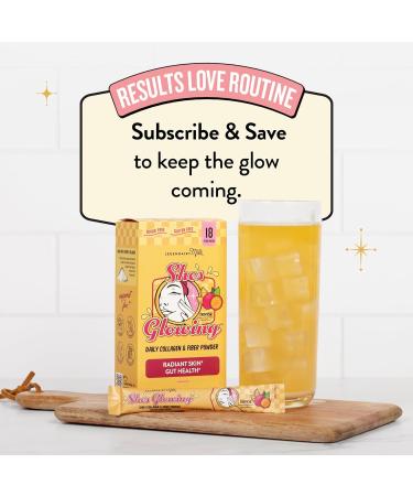 Legendairy Milk Collagen Peptides Powder & Prebiotic Fiber for Women Digestive Health Drink Mix Skin Cellulite Fine Lines & Regularity Tropical Flavor Supplement She s Glowing 18 Stick Packs - Buy Online on GoSupps.com