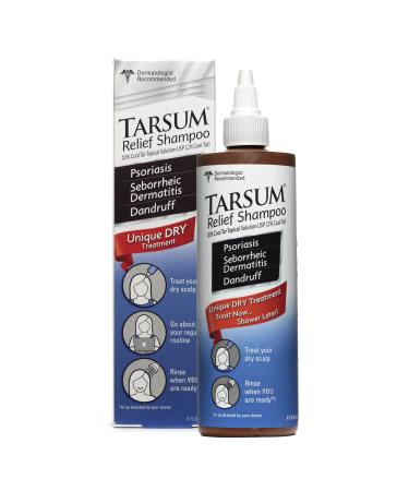Tarsum Extra Strength Psoriasis Shampoo - Coal Tar Shampoo and Conditioner for Scalp Psoriasis  Seborrheic Dermatitis  Severe Dandruff  & Eczema - Exfoliating Relief for Flaky  & Itchy Scalp (4 oz) 4 Fl Oz (Pack of 1)