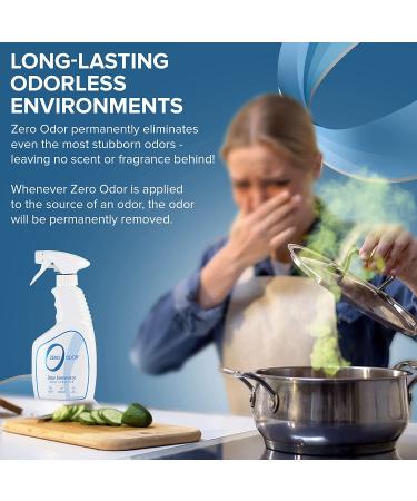 Zero Odor 16oz Multi-Purpose Household Odor Eliminator Trigger Spray - Buy Online on GoSupps.com