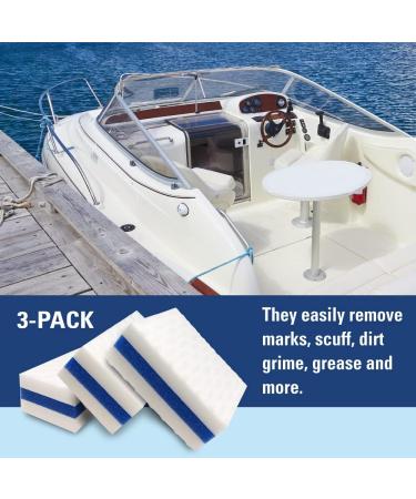 Marine & RV Direct Deluxe Boat Scuff Eraser 3 Pack - Marine Grade Cleaning Pads for Dirt and Grime on Boats - Buy Online on GoSupps.com