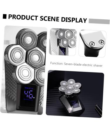 7-in-1 Waterproof Electric Shaver for Men - Digital Display Beard Trimmer & Personal Care Set - International Shipping Available - Buy Online on GoSupps.com