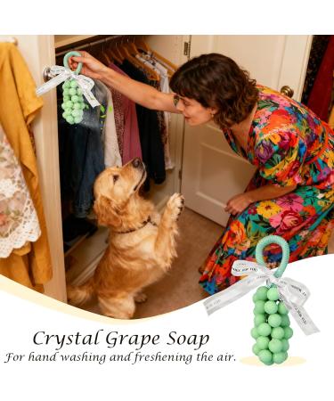  Yhsioaklo Grape Soap - 220g - Natural Aromatherapy Soap - Moisturizing Cleanser for Skin Body Feet Hand Wash and Women - Buy Online on GoSupps.com