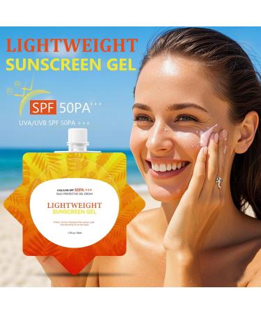 Air Fit Sunscreen SPF 50 - Ultra Light Moisturizing Korean Sunscreen for Face & Body, Broad Spectrum UVA/UVB Protection, No White Cast, Water Resistant and Non-Greasy (1) - Buy Online on GoSupps.com