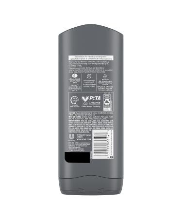 Dove Purifying Charcoal + Clay Body and Face Wash for Men 13.5 oz | 24-Hour Nourishing Micromoisture | International Shipping - Buy Online on GoSupps.com