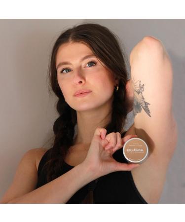 Routine Natural Deodorant Bonnie N' Clyde (Unscented) Deo Jar | 2 Fluid Oz. Natural Deodorant | Aluminum Free Natural Deodorant For Women & Men (Cream Jar Formula) - Buy Online on GoSupps.com