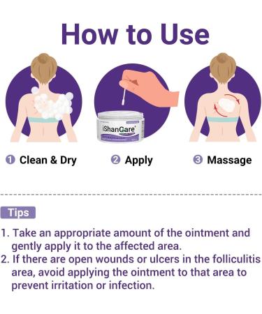 ishancare Folliculitis Treatment Highly Effective Folliculitis Cream Natural folliculitis for Itching Redness Inflammation Ache Burning 3.53 Oz 100g - Buy Online on GoSupps.com