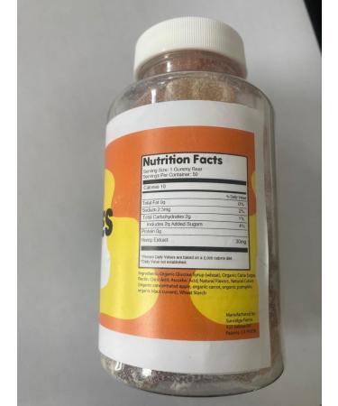 Natural Hemp Gummies High Potency Pure Organic Hemp Oil Supplement - Natural Edibles Gummies Gomitas Extra Strength L-Theanine Ashwaghanda - Buy Online on GoSupps.com