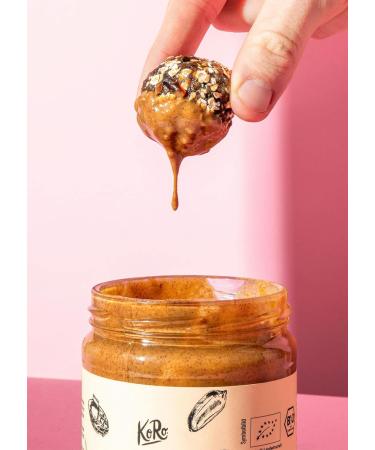 KoRo - Organic Peanut Butter with Skin 500g - Particularly Intense - 100% Roasted Peanuts - No Added Sugar - Buy Online on GoSupps.com