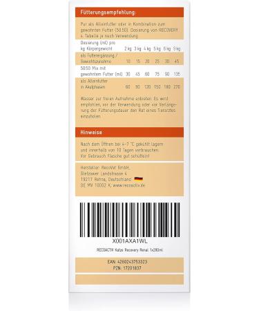 Recoactive Renal for Cats - High-Caloric Diet 280ml | Kidney Support & Weight Gain - Buy Online on GoSupps.com