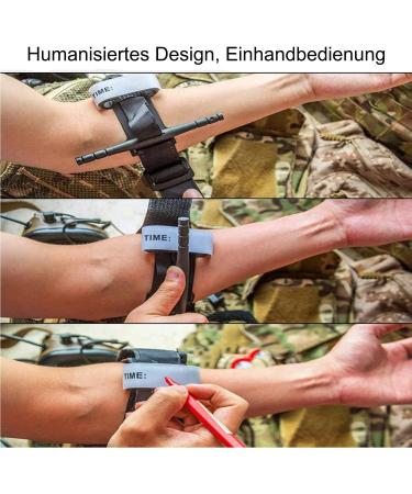 Feloyal Tourniquet - Tactical Accessories & Emergency Set for Hunting Hiking & Severe Outdoor Emergencies - Blood Loss Control - Black Tourniquet - Buy Online on GoSupps.com