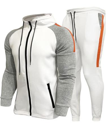 Shop Hanxiulin Men's Training Suits - Long Jogging Set Polyester Sweatshirt & Hooded Pants for Optimal Performance | International Shipping Available - Buy Online on GoSupps.com