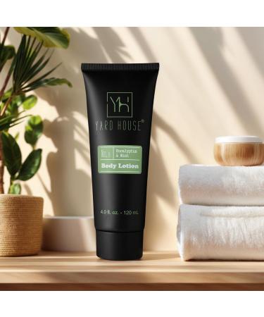 Yard House Mens Skincare Gift Set Eucalyptus & Mint Body Wash, Lotion & Deodorant in Travel Case Premium Grooming Kit for Men Fathers Day Birthday Christmas Gift Idea - Buy Online on GoSupps.com
