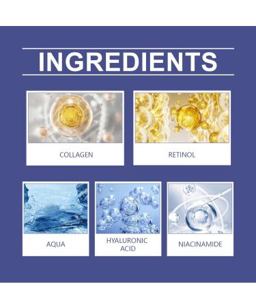 Retinol Face Cream - Anti Aging Face Cream - Anti Wrinkle Face Cream with Collangen - Anti Aging Face Moisturizer for Women with Hyaluronic Acid Niacinamide - Day Night Cream Tender Skin 50g - Buy Online on GoSupps.com
