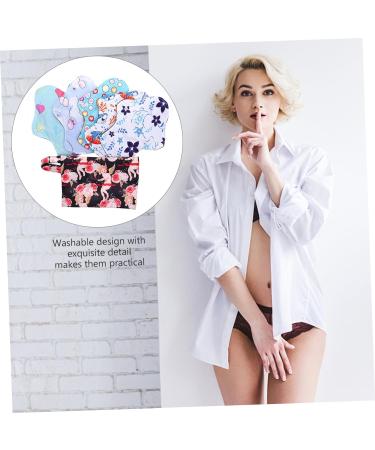 6Pcs Washable Aunt Towel Reusable Panty Liners - Menstrual Napkins for Women - Nursing Mat for Absorbency - Buy Online on GoSupps.com