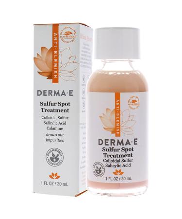 Derma E Sulfur Spot Treatment - Effective Acne Solution (1 fl oz) - Buy Online on GoSupps.com