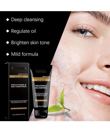 Gentle Facial Cleanser - Deep Pore Cleaning Exfoliating Moisturizing & Non-Tightening Hydrating & Skin-Refreshing Facial Wash For Radiant Skin(2PCS) - Buy Online on GoSupps.com