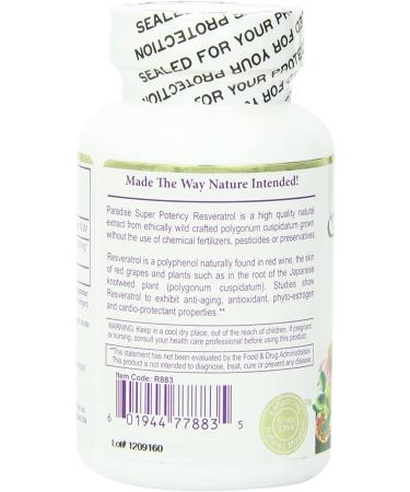 Paradise Herbs Earthâ€™s Blend Superfood Multi-Vitamin - 120 Vegetarian Capsules - Buy Online on GoSupps.com