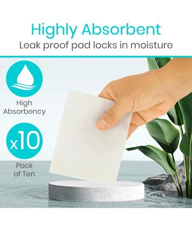 ViveCare Silver Calcium Alginate Wound Dressing - Sterile 2x2 Medical Gauze Pad for Optimal Wound Care - Burns Cysts Ulcer Treatment - Highly Absorbent Non-Stick Patch - International Shipping Available - Buy Online on GoSupps.com