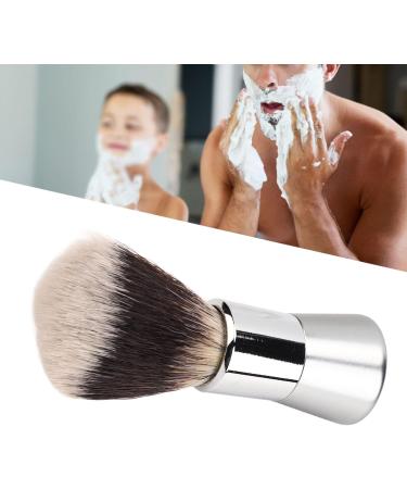 Premium Shaving Brush for Men - Soft Nylon Foam Brush with Metal Handle for Home & Travel - Buy Online on GoSupps.com