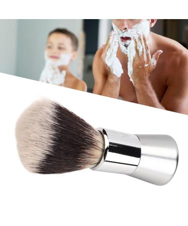 Beard Brush for Men - Multi-Purpose Nylon Foam Brush with Metal Handle | Perfect for Home Salon Travel & Wet Shaving - Ideal Father's Day Gift - Buy Online on GoSupps.com