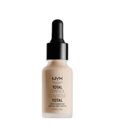 NYX PROFESSIONAL MAKEUP NYX Professional Makeup Total Control Drop Liquid Foundation Precise Dosage Modular Coverage Long-Lasting Hold Matte Finish Light