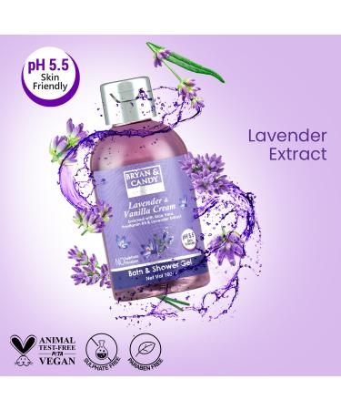 Bryan & Candy Ph 5.5 Skin-Friendly Shower Gel Combo - The Perfect Gift Set For Clean Moisturized Skin | Cocoa Shea Lavender Black Currant 100 Ml (Pack Of 3) - Buy Online on GoSupps.com