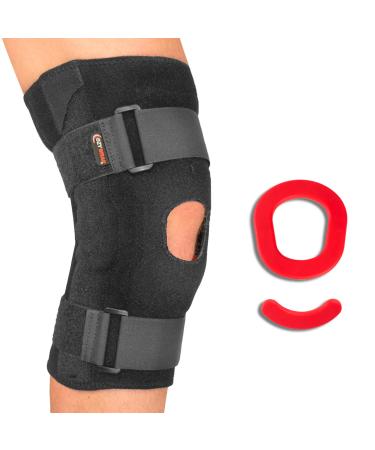 All-In-One Superior Hinged Knee Brace Comfortable Patella Stabilizer Enhance Your Physical Activity & Health with this Patellar Stabilizing Knee Brace Silicone Pad for Better Fit XXX-Large Hinged Patella Stabilizer