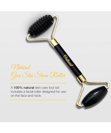3-in-1 Skin Care Tool Set | Ultimate Facial Rejuvenation with Roller & Gua Sha | Natural Massage for Face & Neck - Buy Online on GoSupps.com