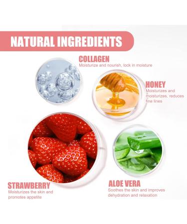Strawberry Lip Scrub & Sleeping Mask for Overnight Moisture and Repair - Buy Online on GoSupps.com
