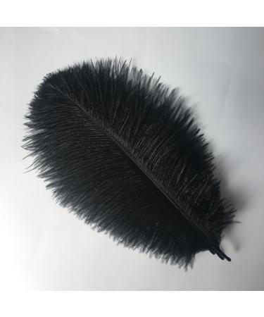 Sowder 6-8 Black Ostrich Feathers Plume 10pcs - Wedding Centerpieces & Home Decor - Buy Online on GoSupps.com