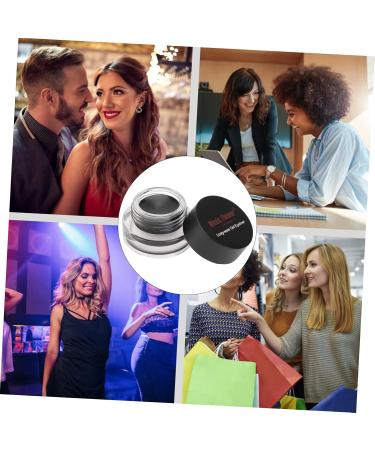 Healvian 6 Pcs Eyeshadow Cream Black Liquid Eyeliner Eye Liner and Brush Eyeliner and Eyebrow Black Eyeliner - Buy Online on GoSupps.com