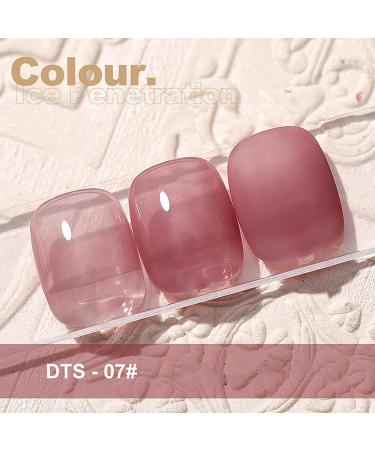 YOXIER Nail Jelly Polish Bright Translucent Jelly Polish Varnish UV Gel 15ml Delicate 7 - Buy Online on GoSupps.com