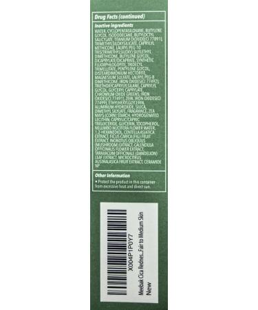 Meebak Cica Redness Correcting Sunscreen SPF 50 | Color-Correcting Moisturizer & Tone-Perfecting Primer with Niacinamide & Centella Asiatica | For Fair-to-Medium Skin Tones | Korean Skin Care - Buy Online on GoSupps.com