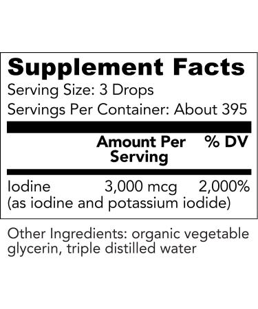 Organic Liquid Zinc Sulfate & Lugol's Iodine 2% Solution - Antioxidant Support for Skin Health - Energy, Thyroid & Metabolism Boost - 2 Fl Oz - Buy Online on GoSupps.com