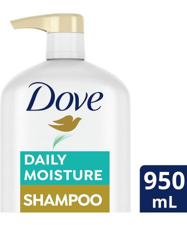 Dove Daily Moisture Shampoo hydrates and nourishes dry hair for up to 5x smoother hair 950 ml 950 ml (Pack of 1) Daily Moisture - Buy Online on GoSupps.com