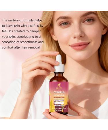 WOJJ Cyperus Rotundus Oil for Natural Hair Reduction 60ml Hair Inhibiting Oil with Jojoba & Rosehip Soothing and Moisturizing Body Oil for All Skin Types (1) - Buy Online on GoSupps.com