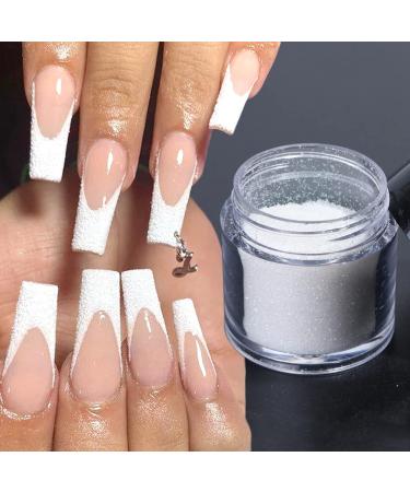 Superfine French Nail Glitter Powder - Black White Snow Design Sugar Shiny Effect Candy Glitter Flakes Pigment Dust Gel Polish Manicure Accessories DIY Crafts (2 Bottles) (MN 2pcs (3)) - Buy Online on GoSupps.com