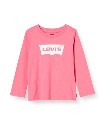 Levi's Kids l/s Batwing Tee Baby Girls 9 Months Camellia Rose