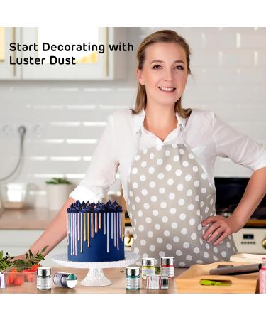 Buy Edible Gold Glitter 8g - Premium Food Glitter for Drinks Cupcakes Chocolate & More | Waysroma - Buy Online on GoSupps.com