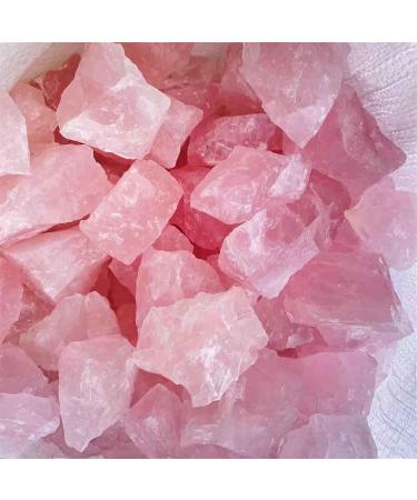 50g Bulk Random Natural Pink Rose Quartz Rough Raw Crystal Stone Rock Specimen Home Decoration DIY 50g (2-4pcs) - Buy Online on GoSupps.com