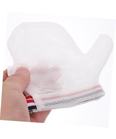 FOMIYES 2 Pairs Anti-eating Gloves Essentials for Newborn Thumb Sucking Stop for No Scratch Gloves Mittens Weaning Pacifiers Baby Supplies Nylon Boy White Anti-eating Hands Nail Biting - Buy Online on GoSupps.com