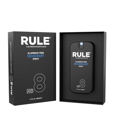 Buy RULE Body Spray Deodorant for Men - Aluminum Free Natural Ingredients Long Lasting Odor Neutralizer Vegan & Cruelty-Free - 1.1 oz - Buy Online on GoSupps.com
